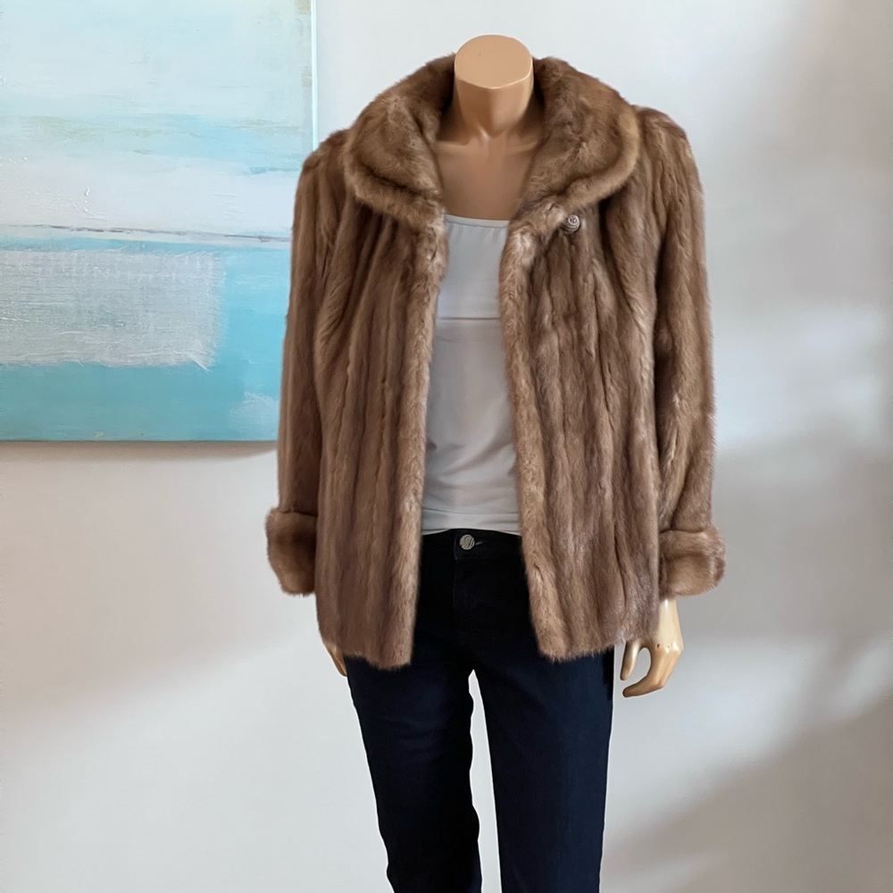 Beautiful Brown Mink Fur Coat